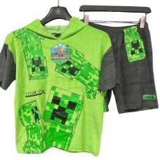 FFX120: Kids Minecraft Towelling 2 Piece Set ( 7-13 Years)